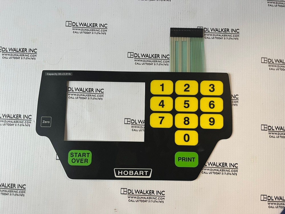 Hobart Quantum Scale "Numbers Only" Keypad Overlay
