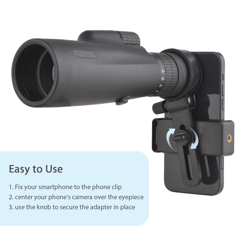 Telescope Phone Adapter Universal Smartphone Mount For Binoculars Monocular