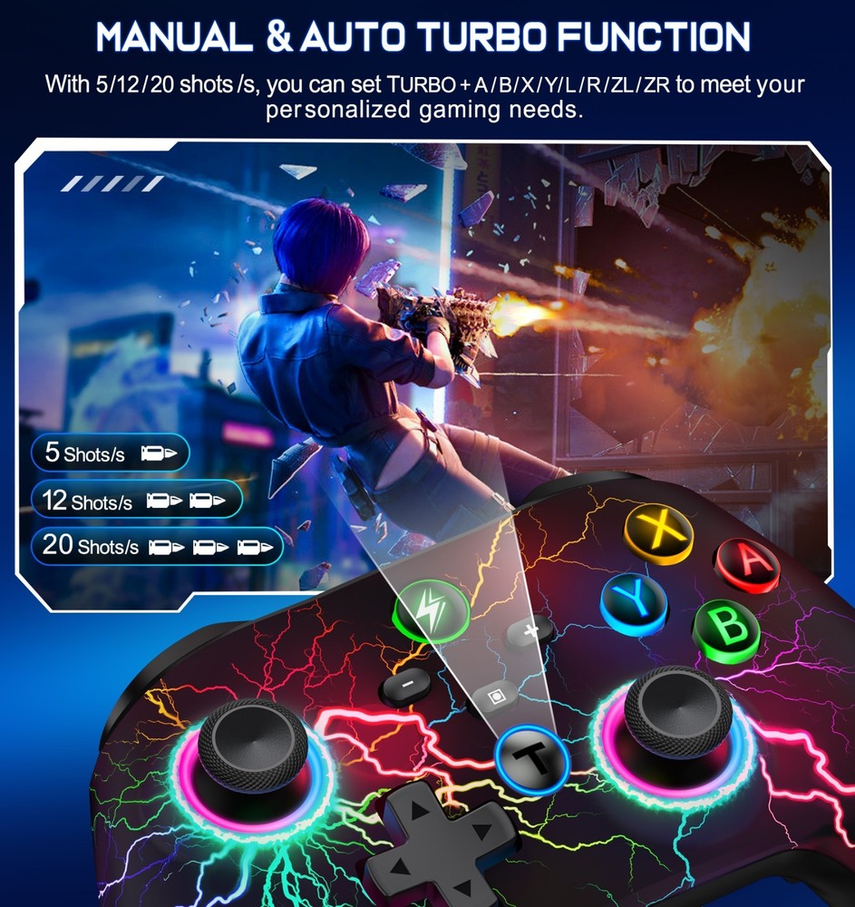 Wireless Switch 2 Pro Controller for Nintendo Switch /Switch 2/Lite/OLED Gamepad