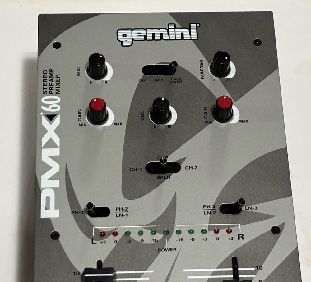Gemini PMX 60 Stereo Preamp Mixer