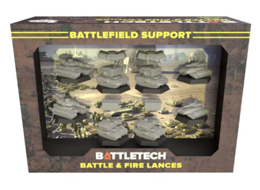 BattleTech Mercenaries Forcepack Battlefield Support Battle & Fire Lances