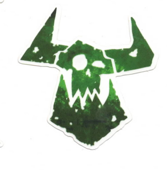 Orc Vinyl Sticker - 2.4" x 2.5"