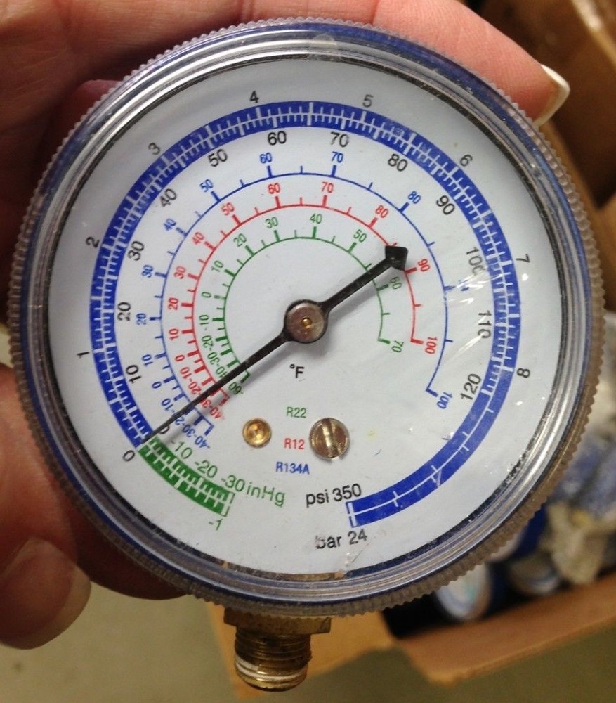 Low Side R12 R22 134a Replacement Gauge #3216