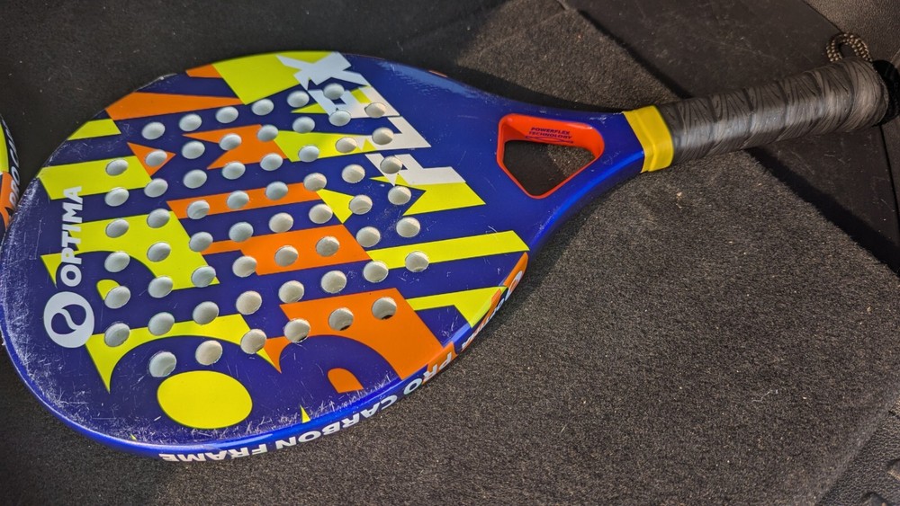 Optima Flex Carbon Pickleball Platform Tennis Paddle Paddle Racket