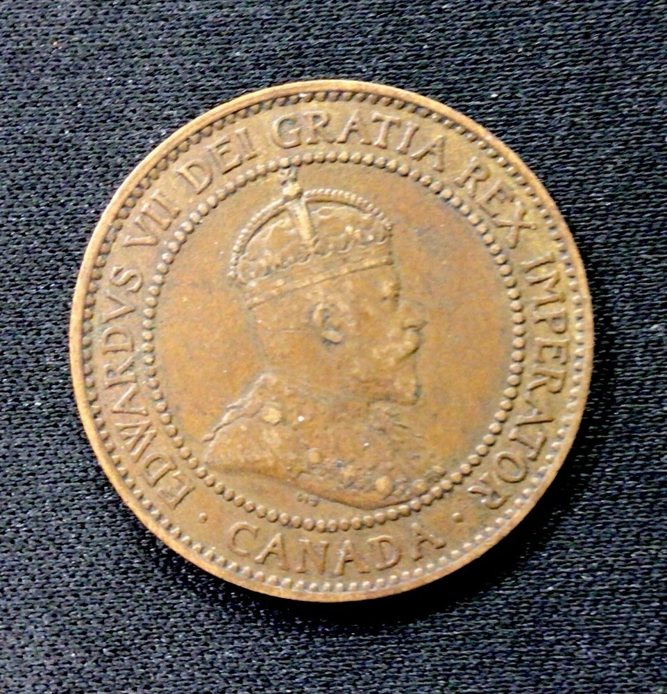 1910 Canadian Cent. ENN Coins