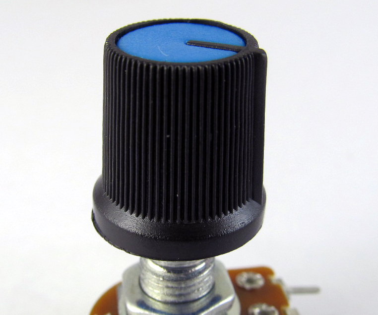 1x plastic Blue Tall Dome Circular Knobs for Pots Use