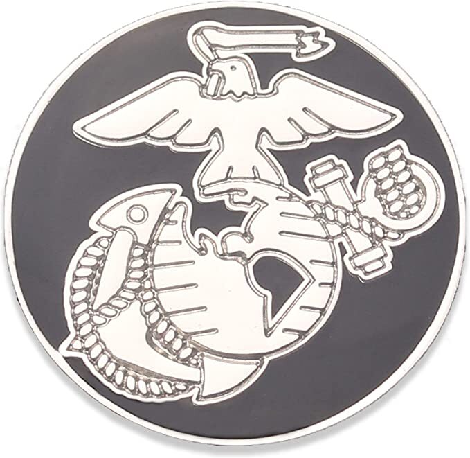 Marine Corps Black EGA Lapel Pin