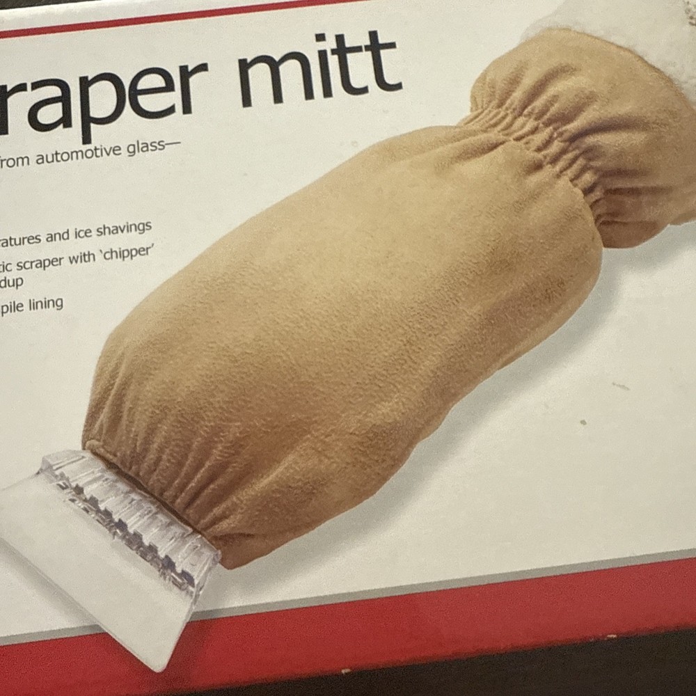 Windshield Car Ice Scraper Mitt NIB