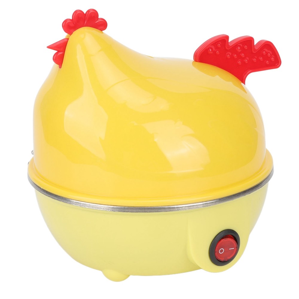 Electric Egg Cooker Multifunction Chicken Shape Rapid Egg Boiler 7 Egg Capacity
