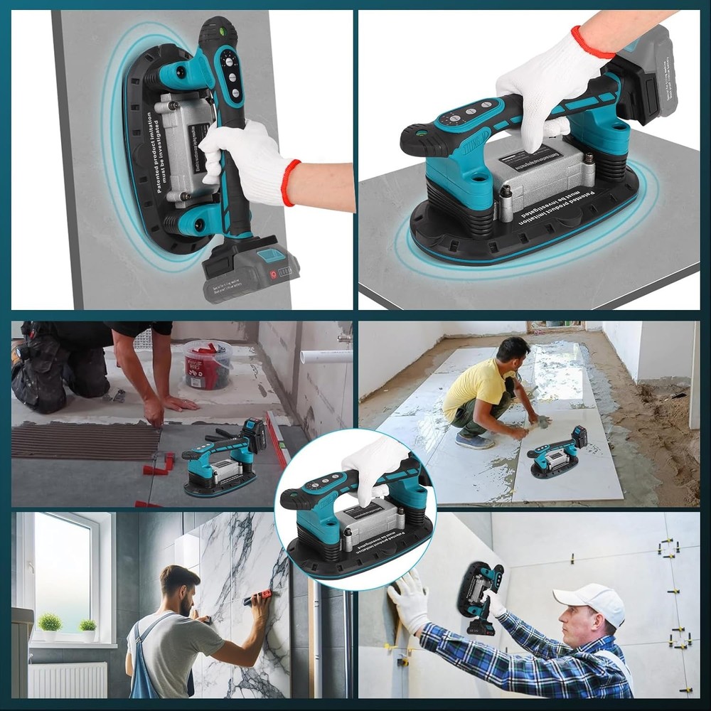 Tile Vibration Machine Installation Tool Makita 18V Battery Handheld Automatic