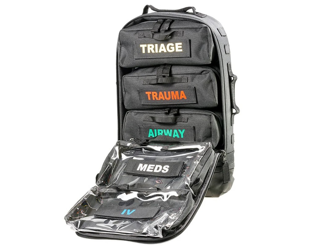 New ﻿Meret Savior7 Pro EMS BLACK Organization Response Emergency Backpack Bag