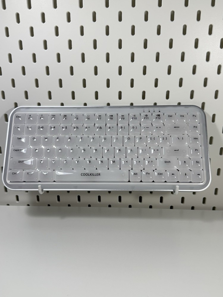 COOLKILLER Balloon84 Compact Keyboard Illuminated Wired USB White QWERTY Layout