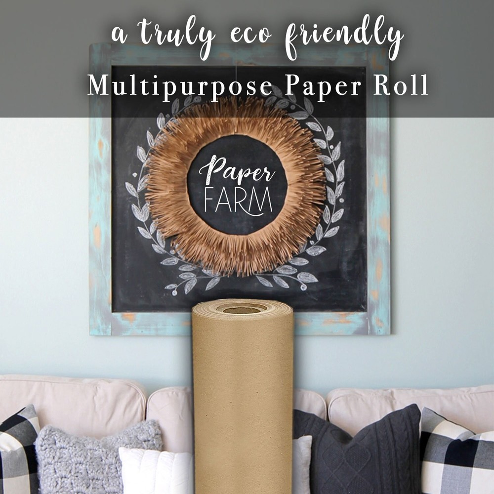 Eco Kraft Wrapping Paper Roll (Jumbo Roll) | Biodegradable Recycled Material ...