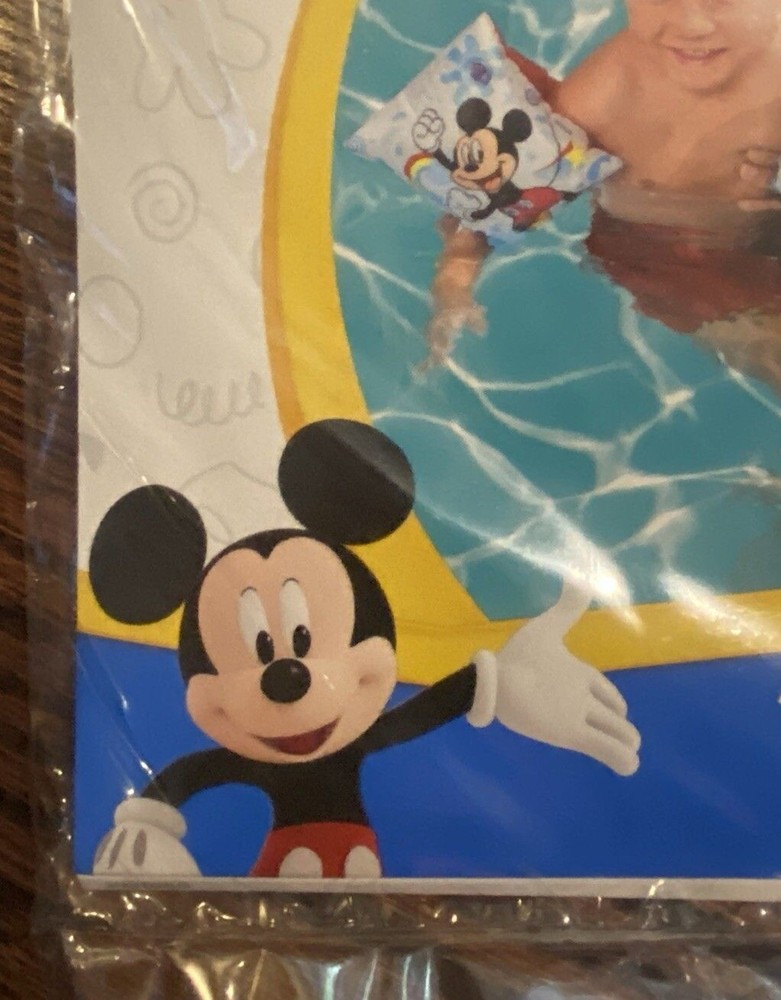 Mickey Mouse Float Armbands Pool Floaties Disney Junior Swimming Ages 3 - 6
