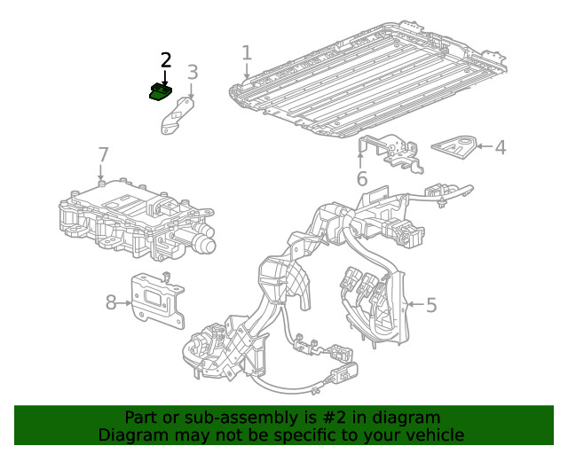 Genuine GM Front Bracket 84734646