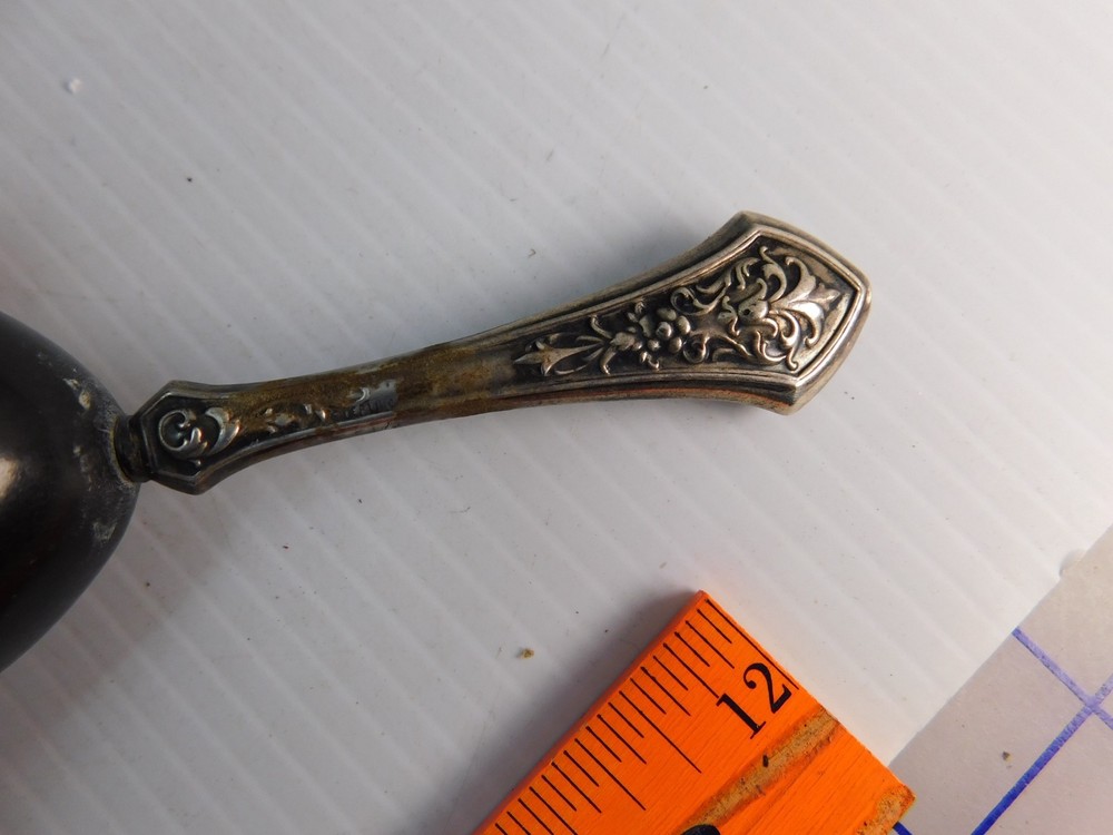 3 Antique Darning Eggs, Sterling Silver handles