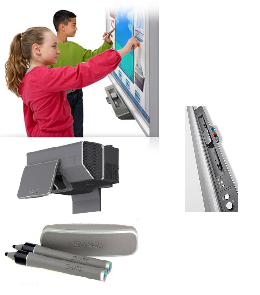 Interactive Smart Board SBX885 and Smart throw projector UX60