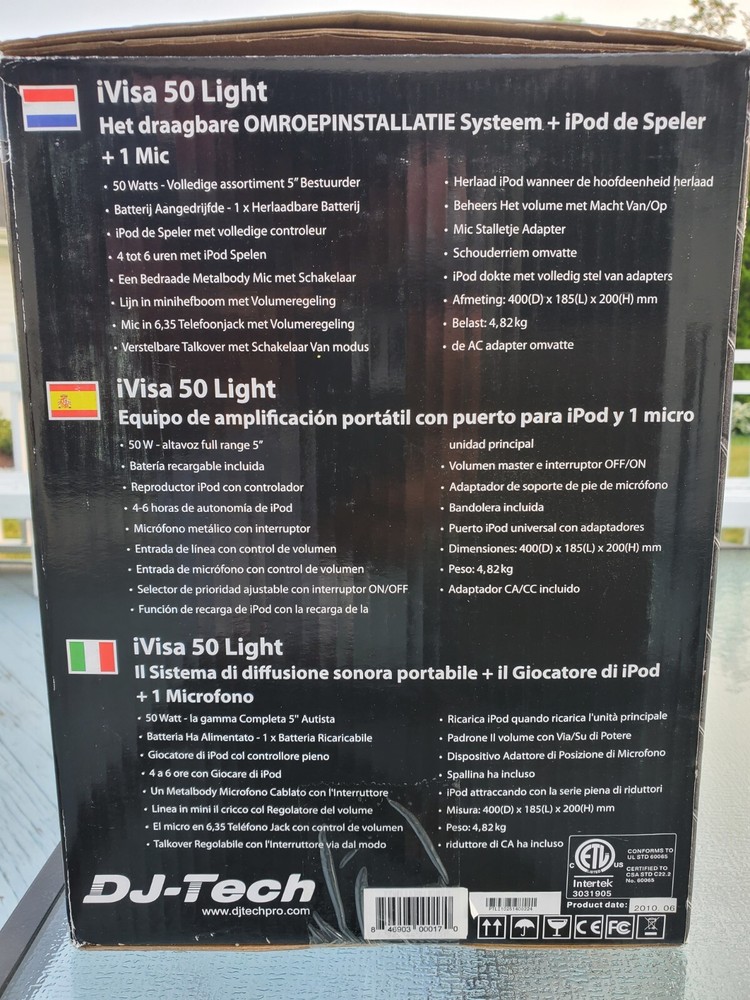 DJ Tech iVisa 50 Light