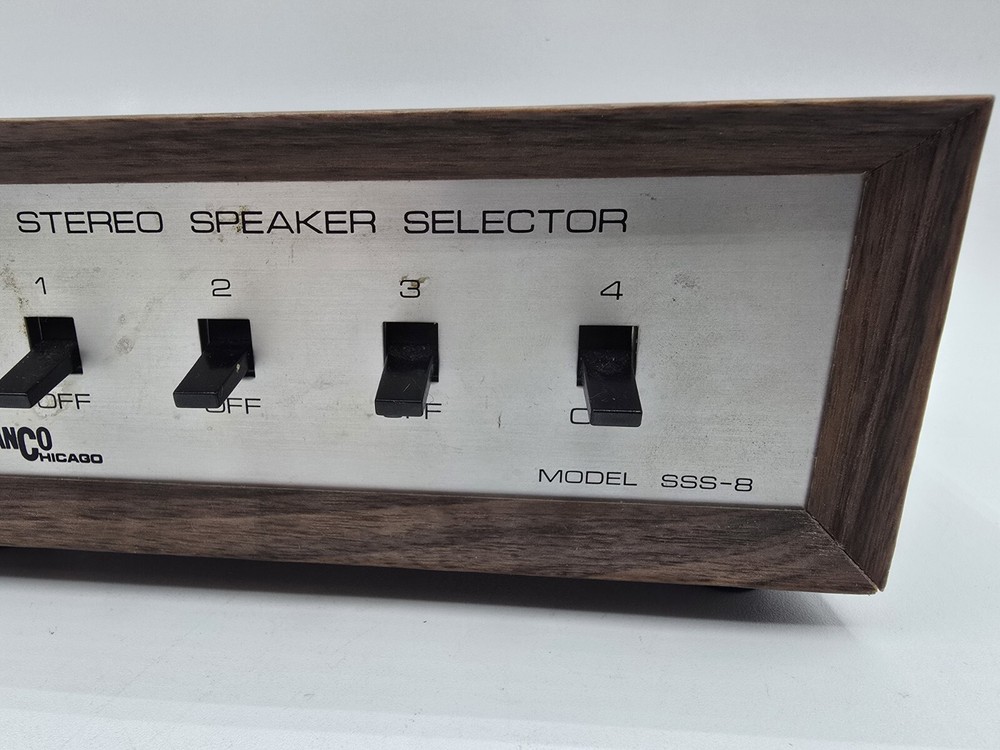 Van Co Chicago Stereo Speaker Selector Model SSS-8