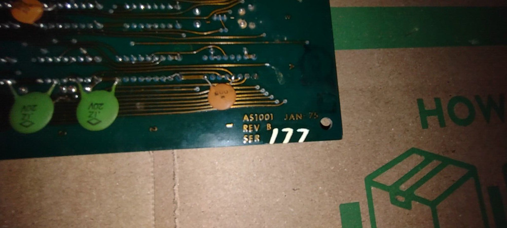 video pong arcade cocktail table main pcb #1
