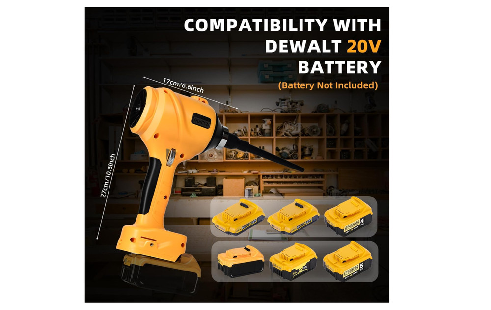 DeWalt 20V Cordless Dust Blower 447MPH Compressed Air Duster (Tool Only)