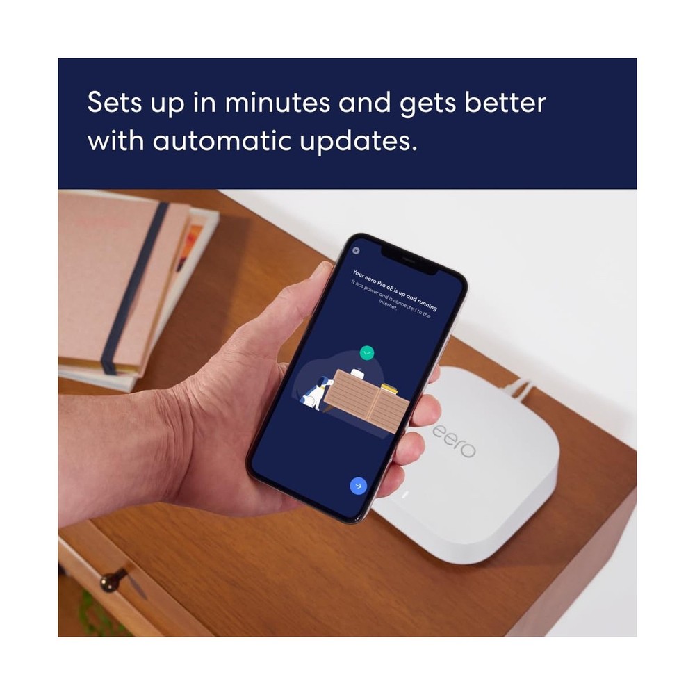 Amazon eero Pro 6E (1-pack) + Amazon eero 6+ (2-pack) mesh Wi-Fi 6 system