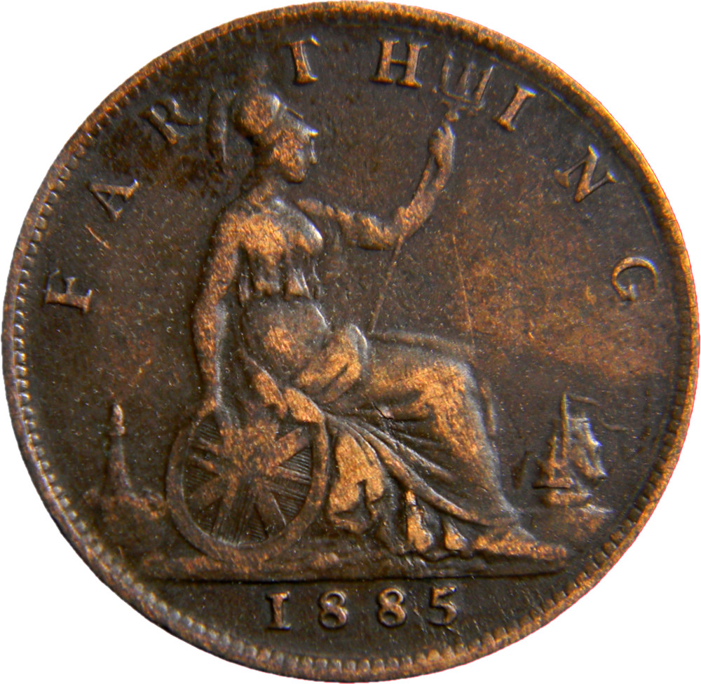 Great Britain 1885 Farthing (04946)