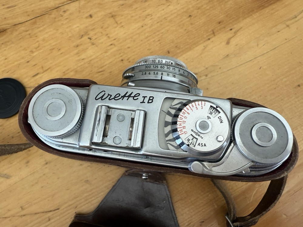 Vintage Arette IB 1950s Camera With Leather Case Retro Classic