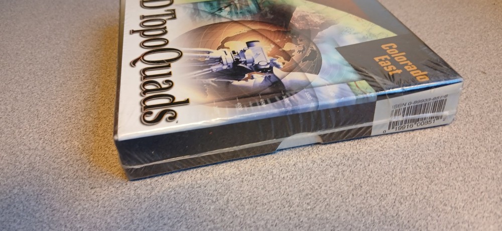 DeLorme 3-D TopoQuads Colorado East Mapping Software CD-ROM Sealed