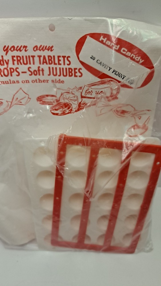 Vintage Ervan Guttman's Hard Candy Mold Open Package