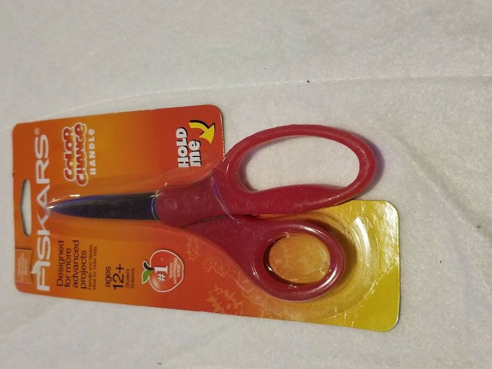 Fiskars Scissors Color Change Handle ages 12+ Ideal For Advanced Projects