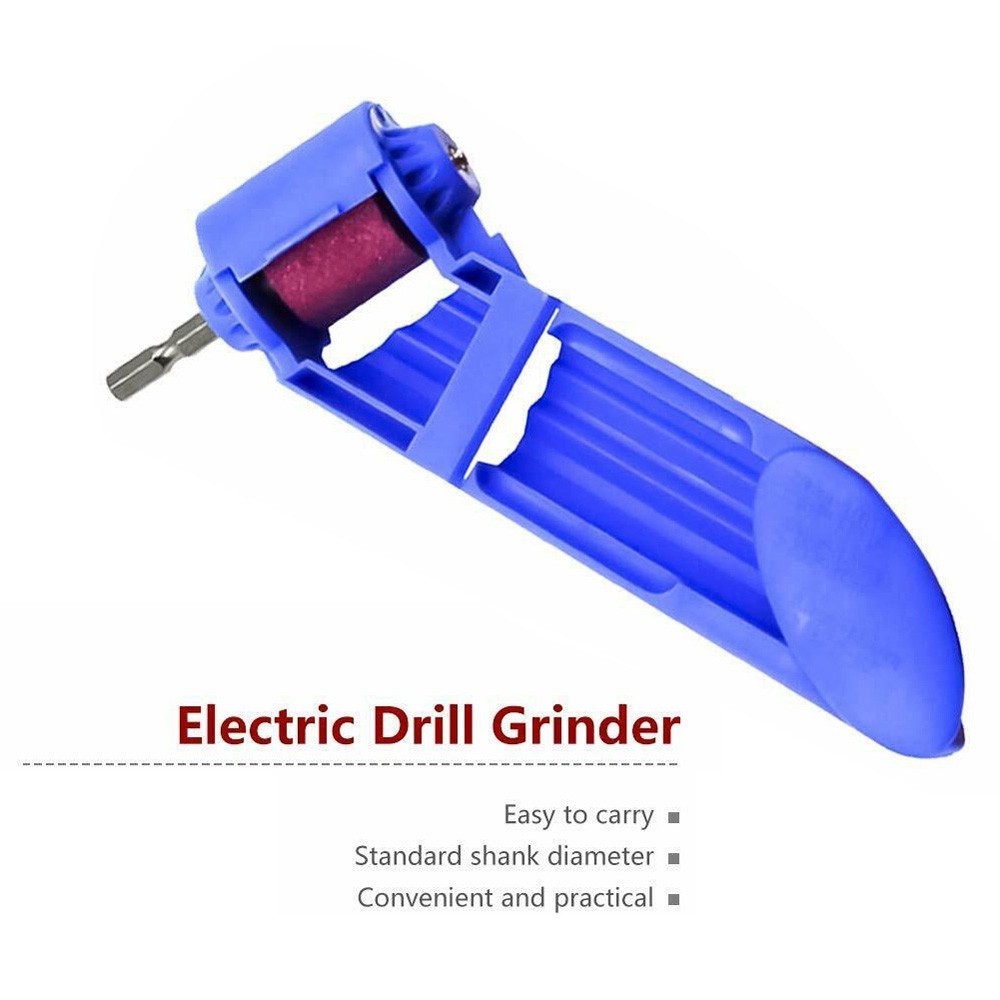 Portable Drill Bit Sharpener Sharpening Tool Corundum Resisting Grinding Wheel