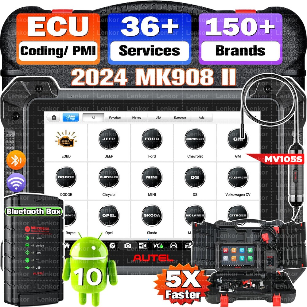 Autel MaxiSys MK908 II MS908S PRO II Elite Programming Diagnostic Tool Scanner