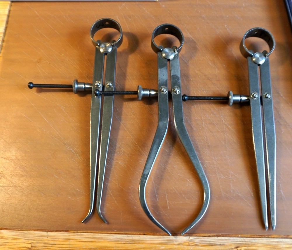 Wood Working Calipers and Helix Compass, excellent condition