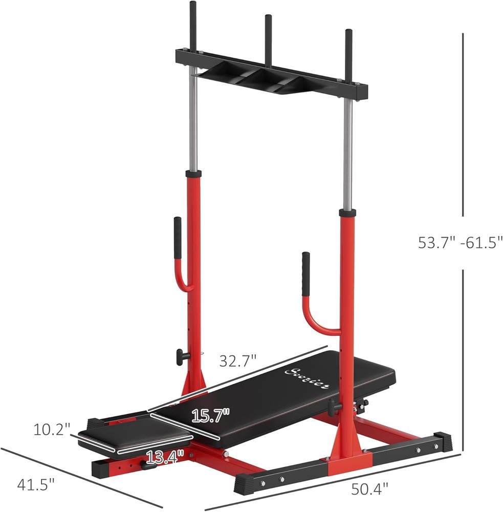 Soozier Vertical Leg Press Machine,660LBS Capacity,Leg Strength Training Machine