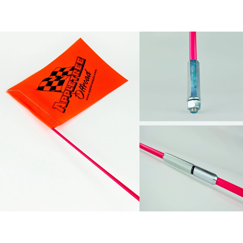 Flag, 2 Piece Tapered Pink Dunebuggy & VW