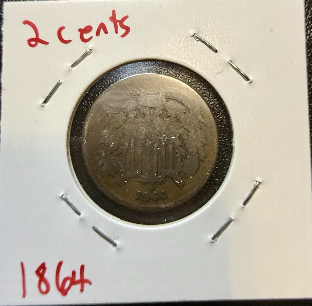 1864 2¢ Coin – Historic First Year
