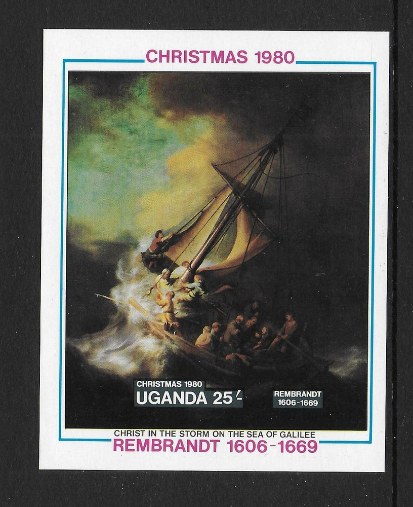 1980 Uganda Christmas Minisheet SG MS335 Unmounted Mint