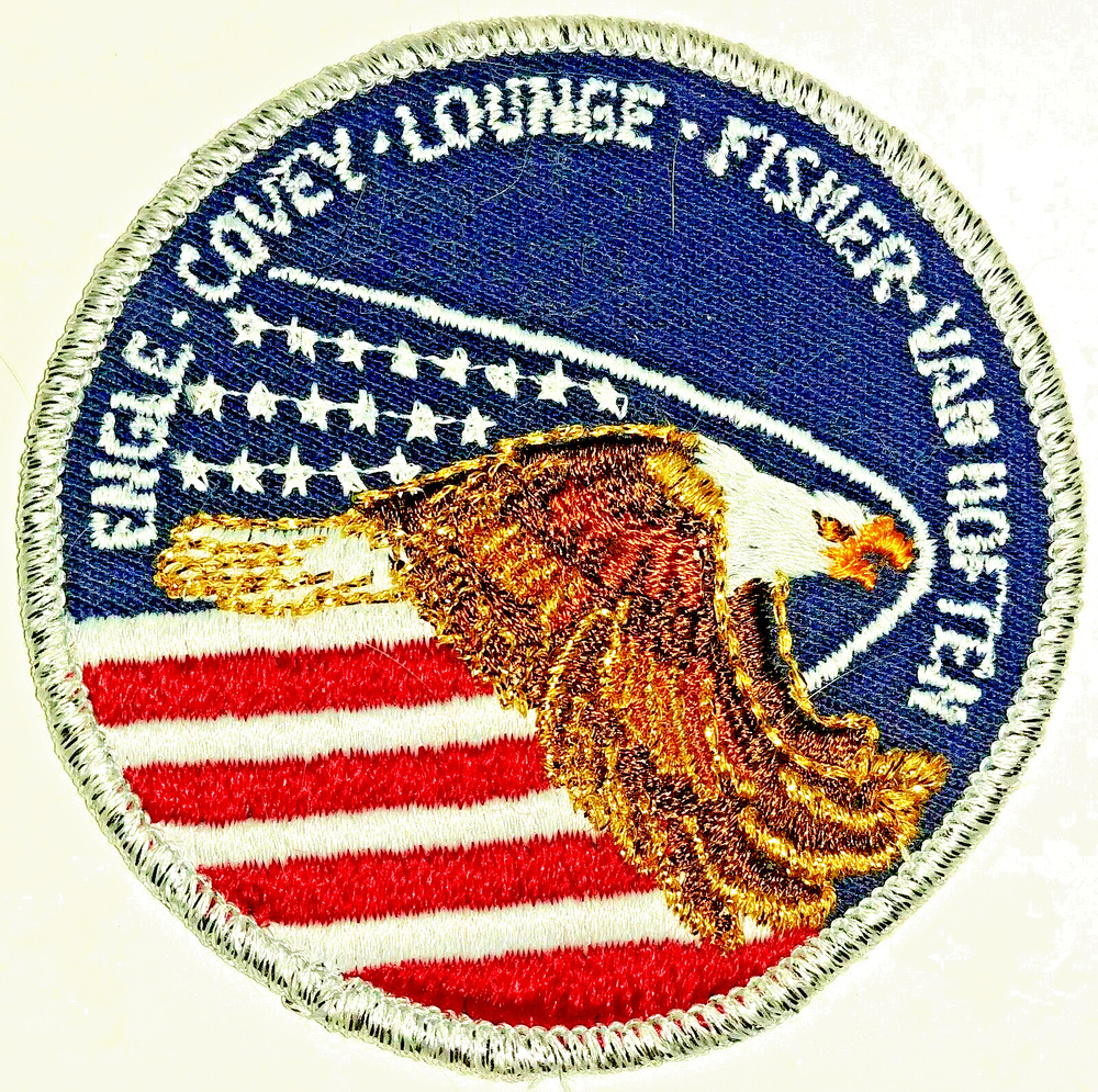 NASA 20th Mission Embroidered iron on Patch   1985  SPACE SHUTTLE PROGRAM PATCH