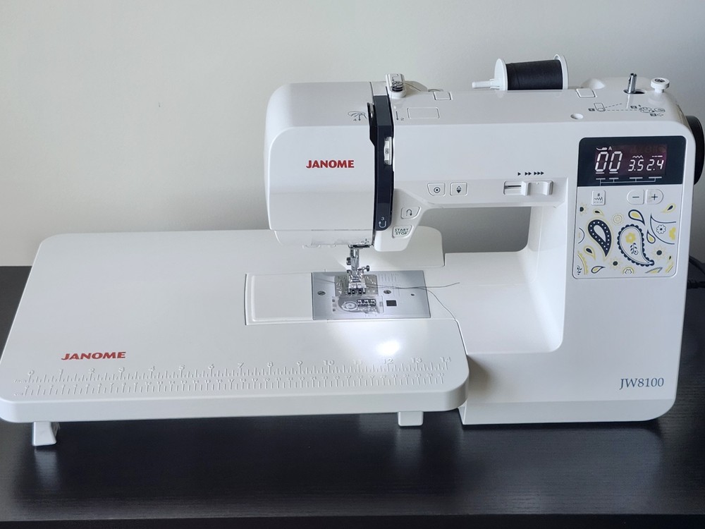 Janome JW 8100 Fully-Featured Computerized Sewing Machine w/ Carrying Case