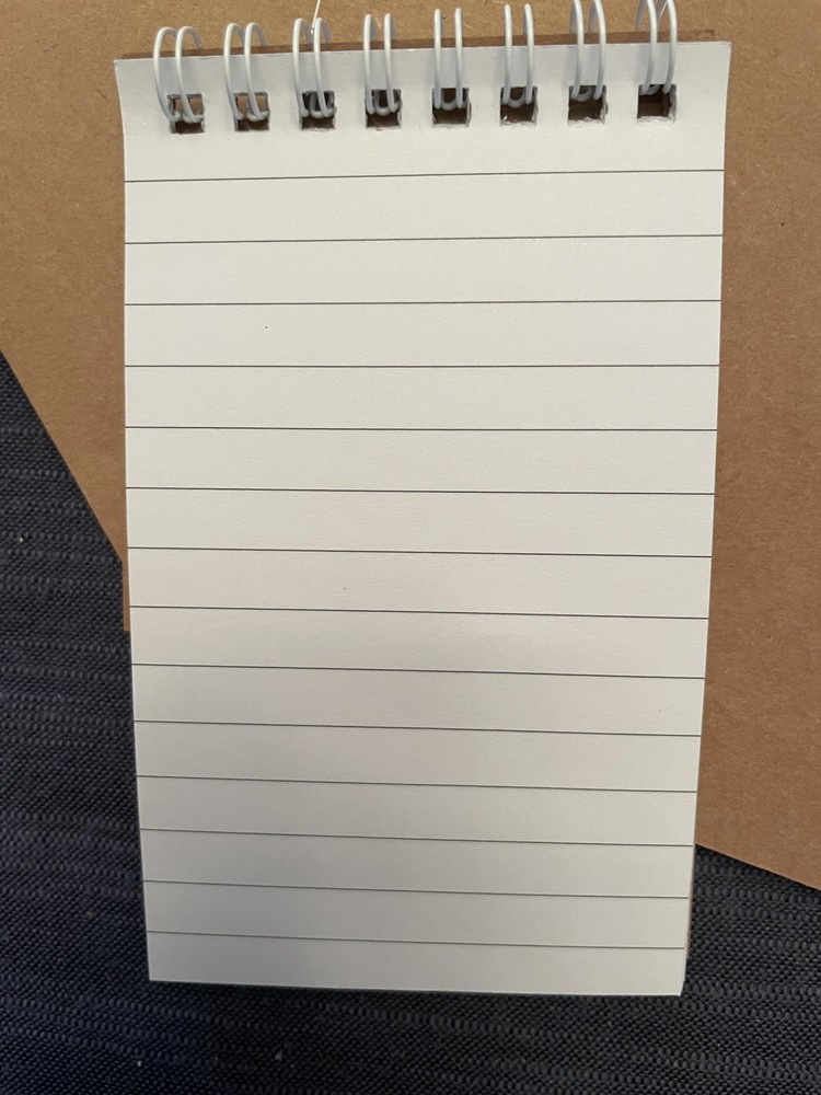 Spiral Note pads 3x5 (10each)
