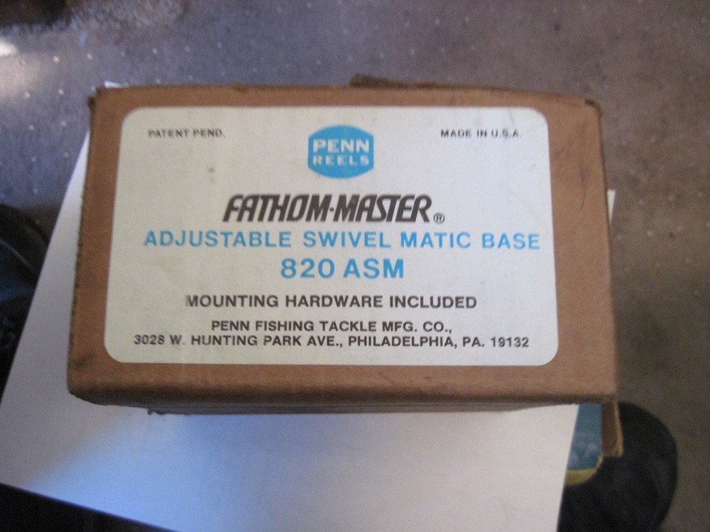 penn fathom master swivel base