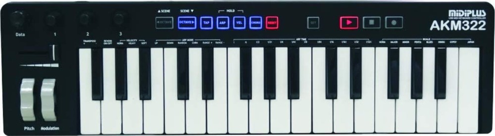 mini size 32 keys USB MIDI Keyboard Controller