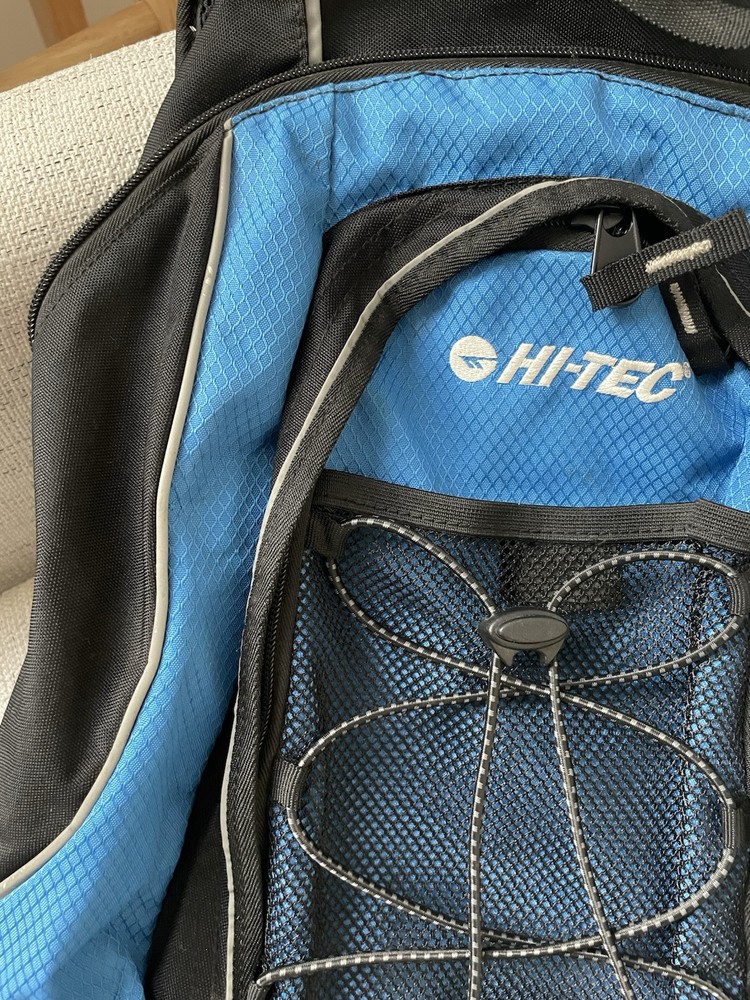 Hi-Tec Hydration Hiking Backpack – Blue & Black (No Bladder) -Preowned