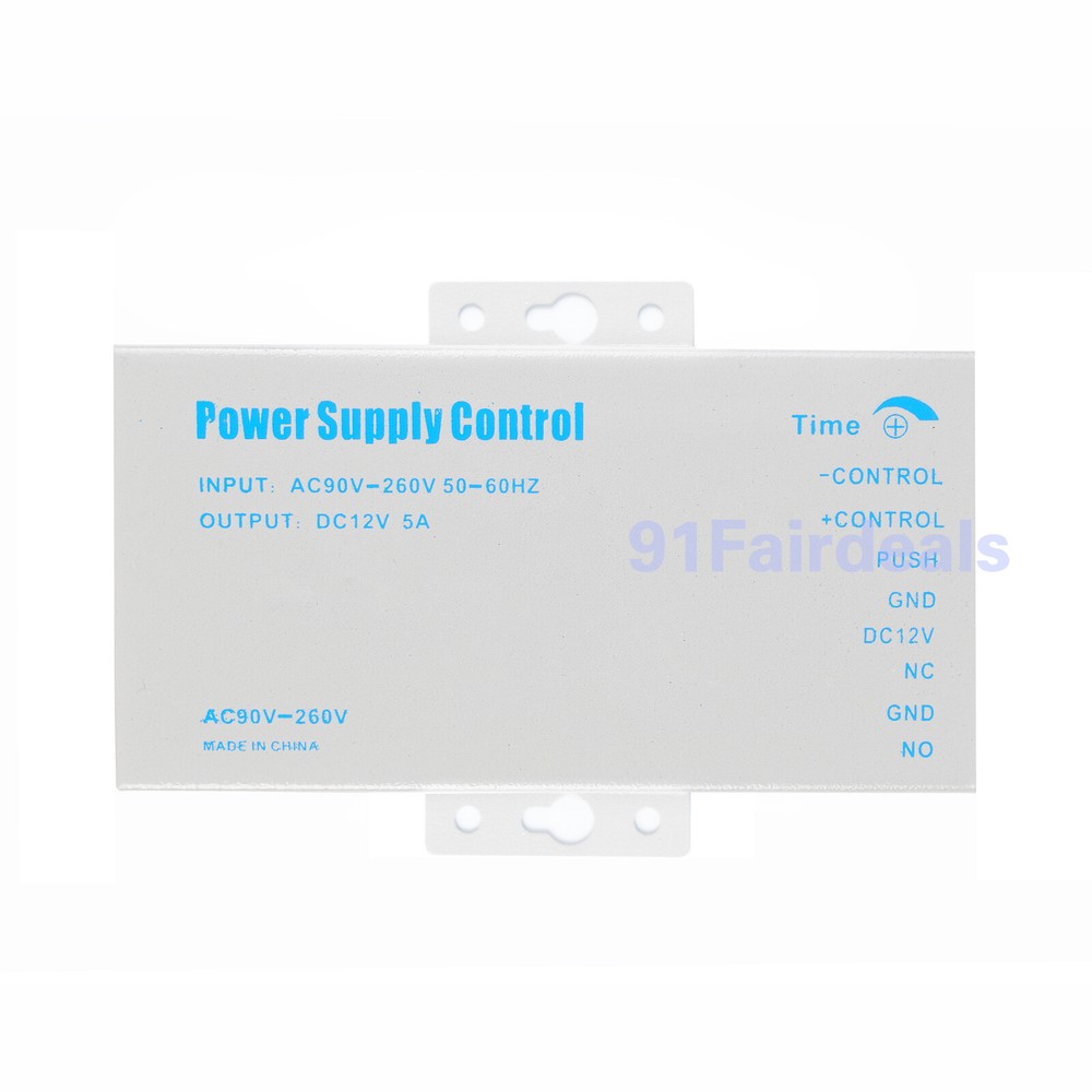 DC12V 5A Door Access Power Supply for Entry Exit Control System Electric Lock