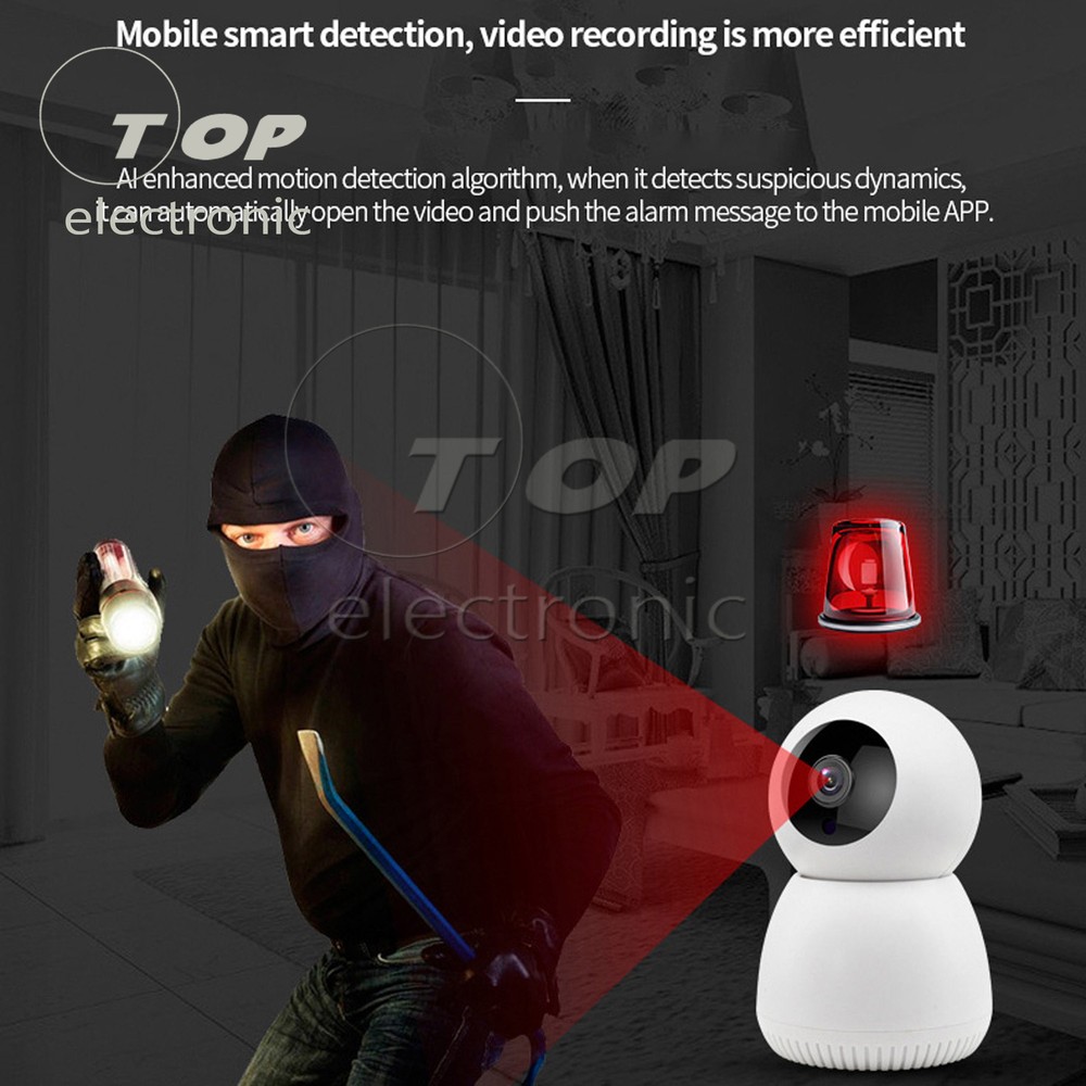 Wireless Wifi IP Camera Detection HD Camera IR Night VIEW PTZ 360° Visible