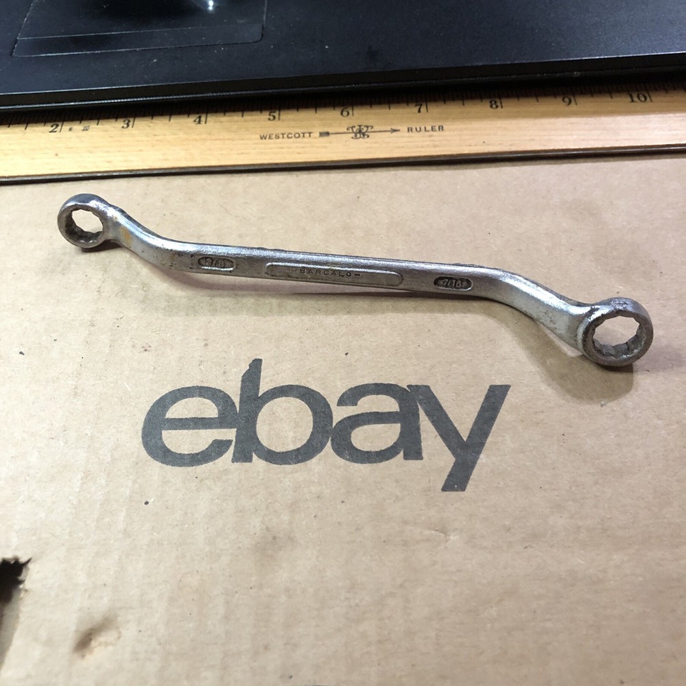 Barcalo Double Box End Offset 12 Point 7/16" x 3/8" Wrench