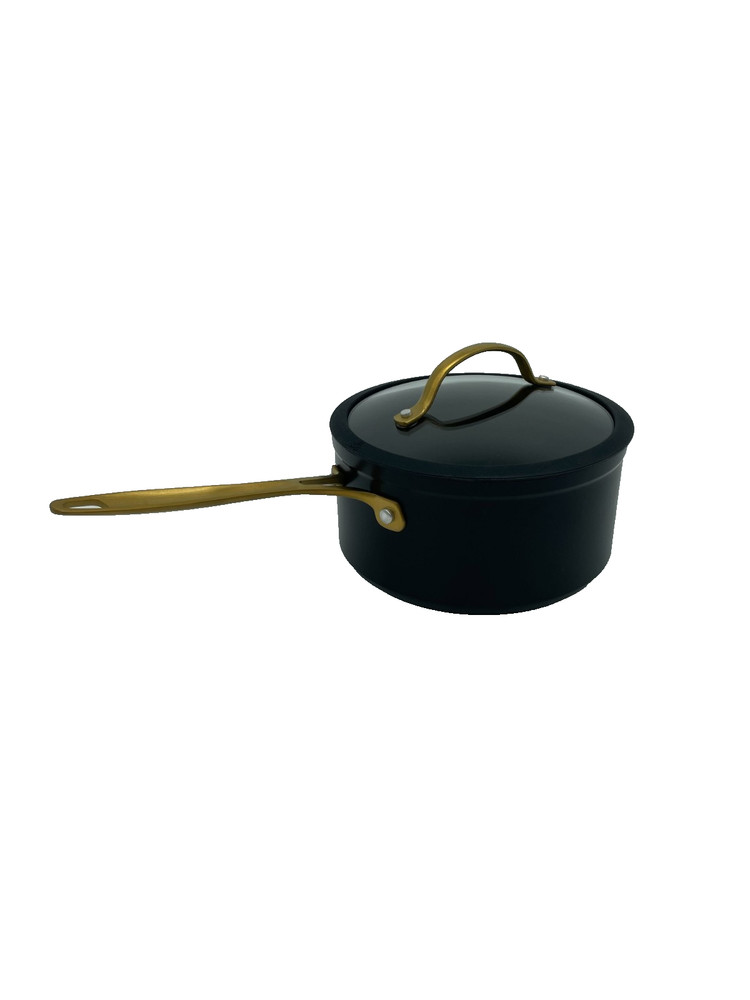 Thyme & Table 12 Piece Nonstick Ceramic Cookware Set Black