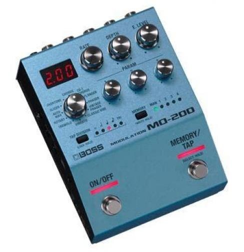 BOSS MD-200 Modulation Pedal w/ 12 Effects, Compact Design for Guitar