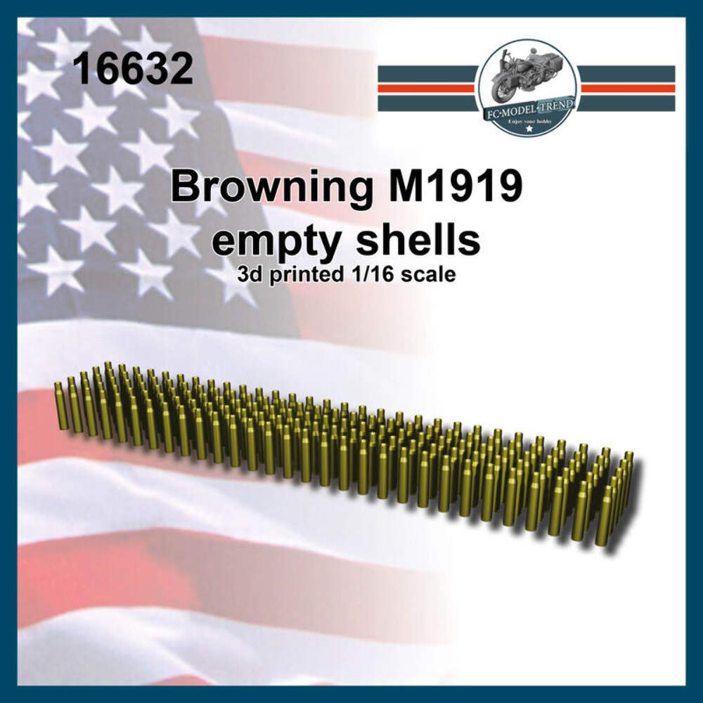 FC Model Trend 16632 1/16 Browning M1919 '30 Empty Shells